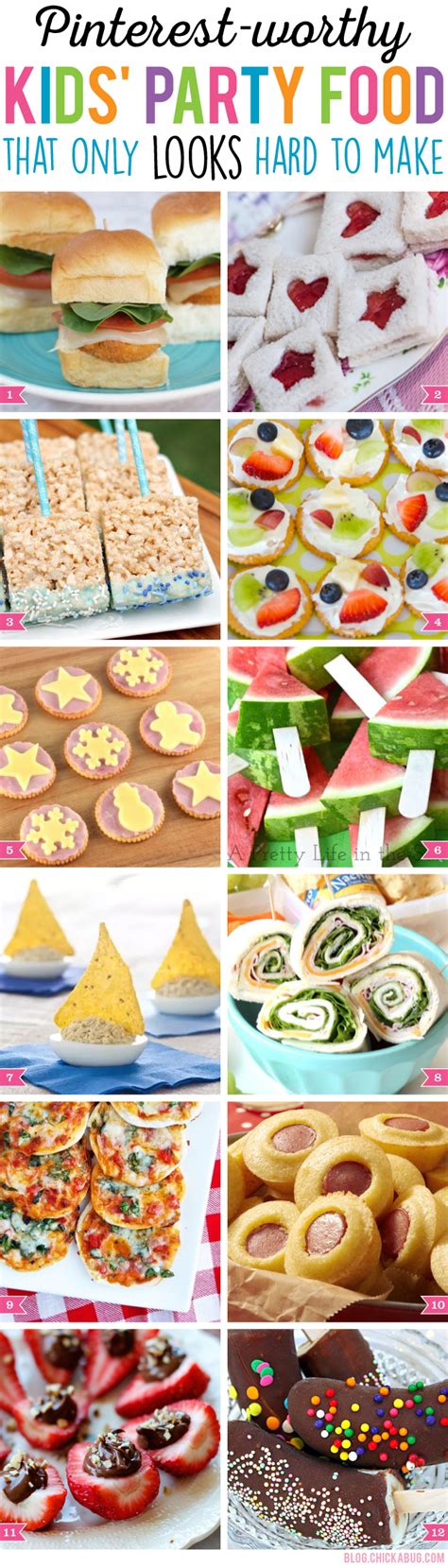 Pinterest-worthy kids' party food that only LOOKS hard to make - Chickabug