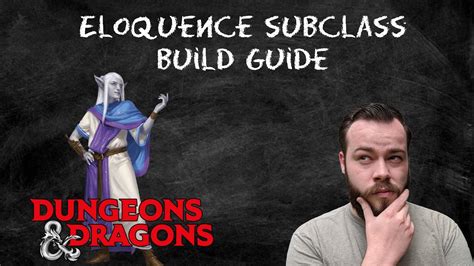 College of Eloquence (Bard) Build Guide in D&D 5e - HDIWDT - YouTube