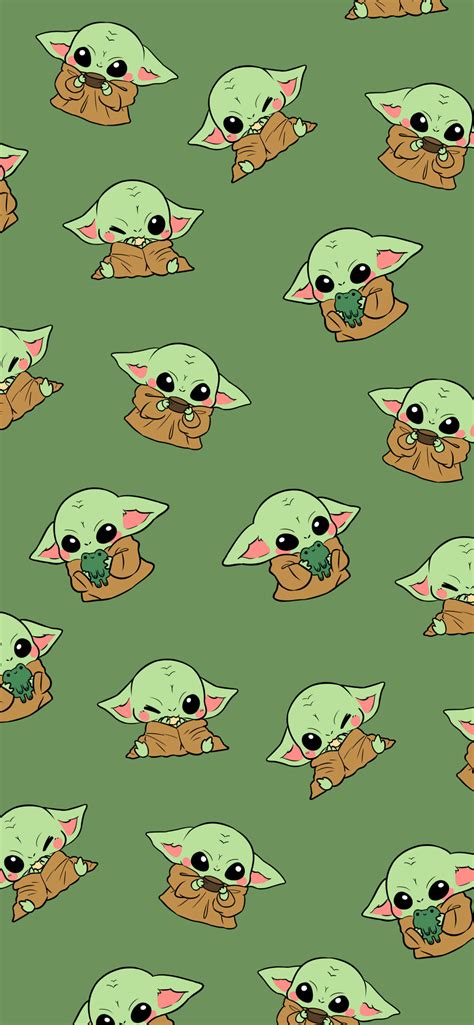 Cute Baby Yoda Wallpaper iPhone - Baby Yoda Wallpapers 4K