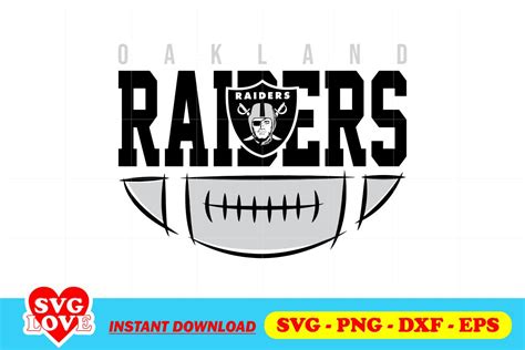 Oakland Raiders Football Team SVG - Gravectory