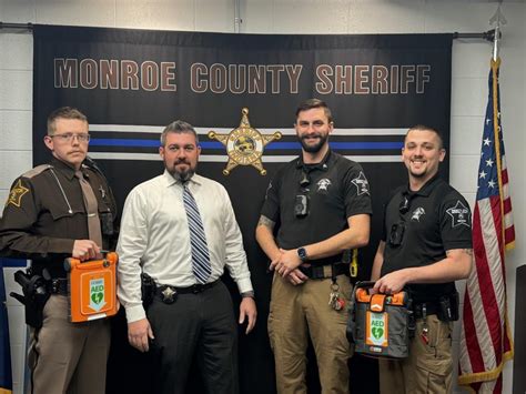 Monroe County Sheriff's Department receives 60 AEDs | WBIW