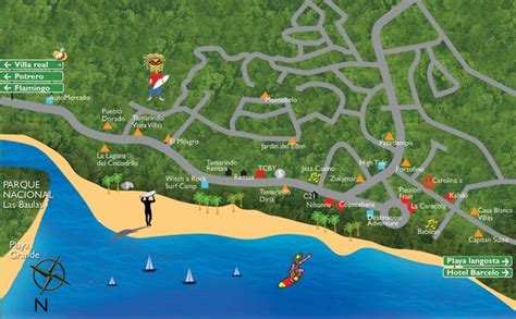 #Tamarindo businesses | COSTA RICA MAPS | Pinterest | Simple, Business and Maps