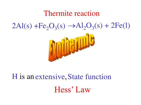 PPT - Thermite reaction PowerPoint Presentation, free download - ID:6672045