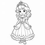 Coloring Pages Princes sketch template