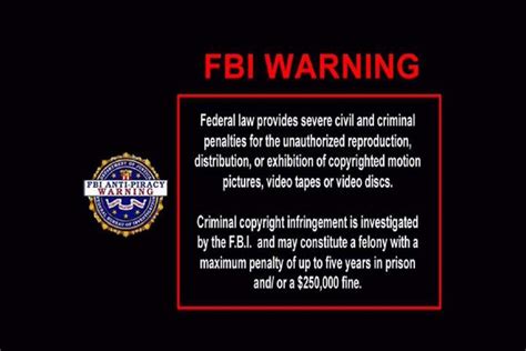 Fbi warning Logos