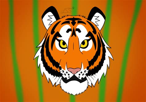 Tiger head by LightningSparkleStar on DeviantArt