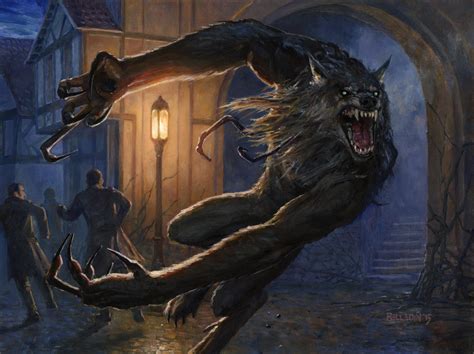 Tangleclaw Werewolf MtG Art from Eldritch Moon Set by Steven Belledin ...