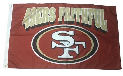 San Francisco 49ers Faithful Flag | Etsy