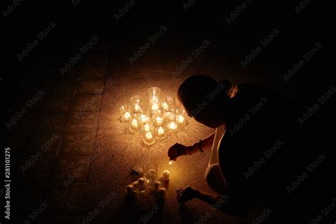 yoga retreat at night Stock Photo | Adobe Stock