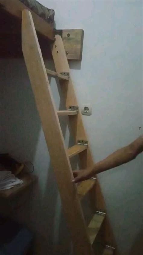 DIY Folding Stair for Efficient Space Utilization