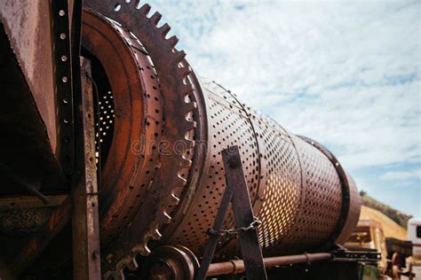 Gold Mine Equipment in Idaho Springs Stock Image - Image of electric ...