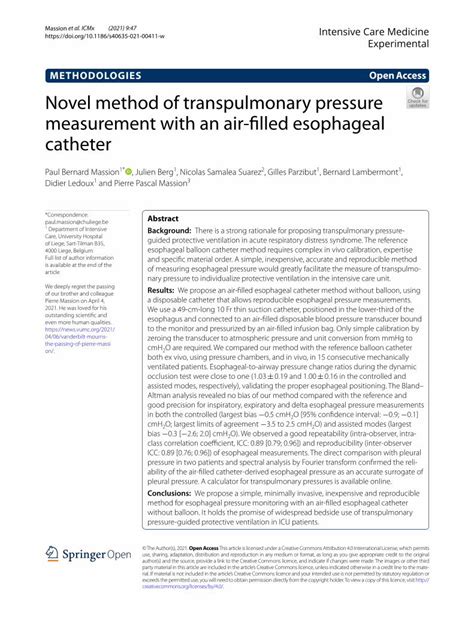 (PDF) Novel method of transpulmonary pressure measurement with - DOKUMEN.TIPS