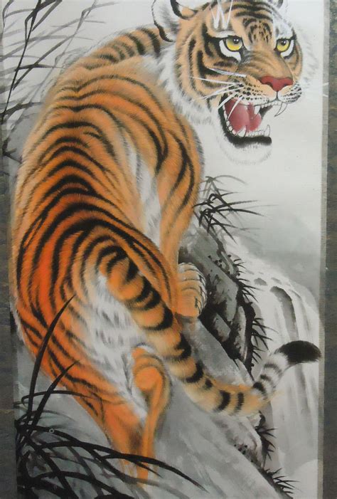 Chinese Style Tiger Art Free Stock Photo - Public Domain Pictures