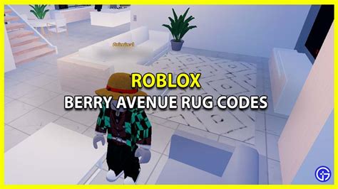 Berry Avenue Rug Decal Codes (July 2023) - Gamer Tweak