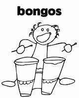 Bongos Colouring Pages Sketch Coloring Page sketch template
