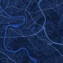 Bern - Dark Blue Vector Map | Boundless Maps