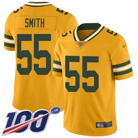 Nike Packers #55 Za’Darius Smith Gold Men’s Stitch wholesale official ...