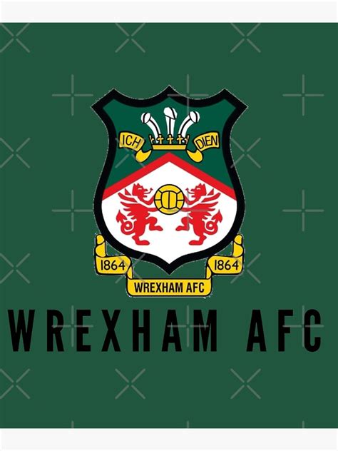 "Wrexham Afc Wrexham Wrexham Association Football Club" Poster for Sale ...