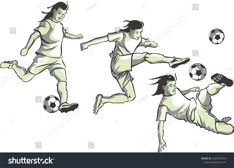 797 Soccer Player Pose Drawing Images, Stock Photos & Vectors ...