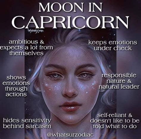 Capricorn Moon Sign | Capricorn moon, Capricorn moon sign, Aquarius traits