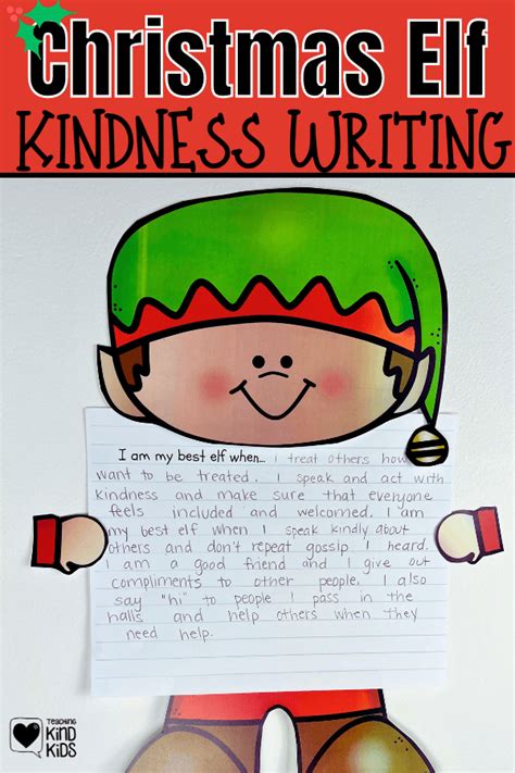 Christmas Elf Writing for Social Emotional Learning