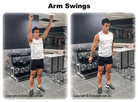 Arm Swings | Trainer Guided 1:08 Min Exercise Video