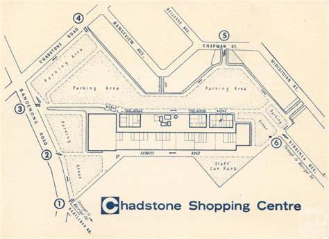 Map of Chadstone Shopping Centre - Official Preview, 1960 | Shopping ...