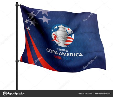 Karachi Pakistan November 2023 Copa America 2024 Tournament Flag Logo ...