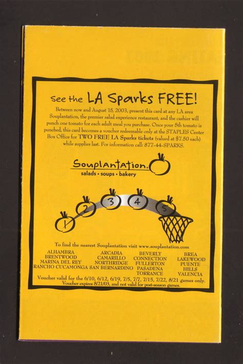 2003 Los Angeles Sparks Schedule--Souplantation -- kingfisch6 : Free Download, Borrow, and ...