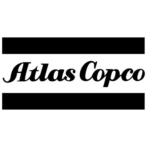 Atlas Copco Logo Black and White – Brands Logos