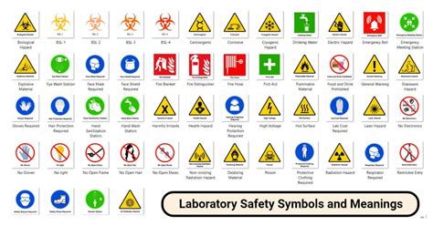 Lab Safety Symbols And Hazard Signs, Meanings EdrawMax, 56% OFF