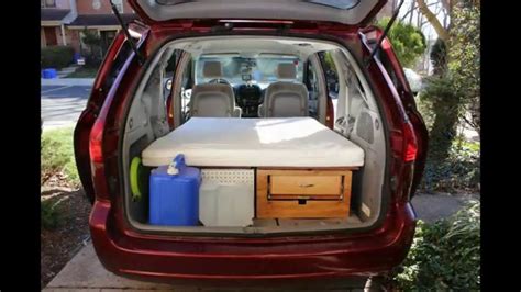 27 DIY Minivan Camper Ideas - Go Travels Plan | Mini van, Minivan camper, Minivan camper conversion