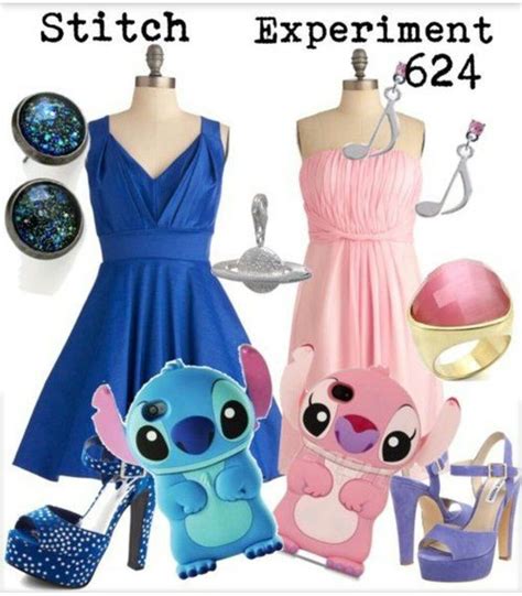 stitch experiment 626 and angel experiment 624 inspired Outfits | Cute ...