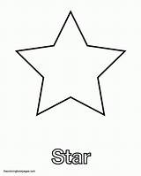 Printable Star Coloring Pages sketch template