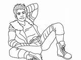 Carlos In Descendants coloring Page  Download Print Or Color Online sketch template