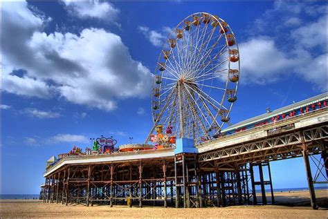 Central Pier, Blackpool Big Wheel | Blackpool, Pier, Theme park