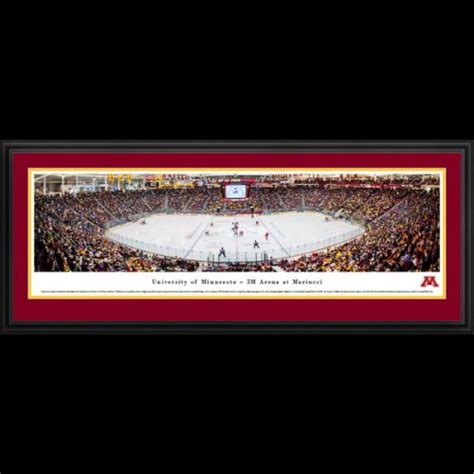 University Of Minnesota Golden Gophers (Hockey) Deluxe Framed Stadium ...