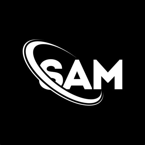 SAM logo. SAM letter. SAM letter logo design. Initials SAM logo linked ...