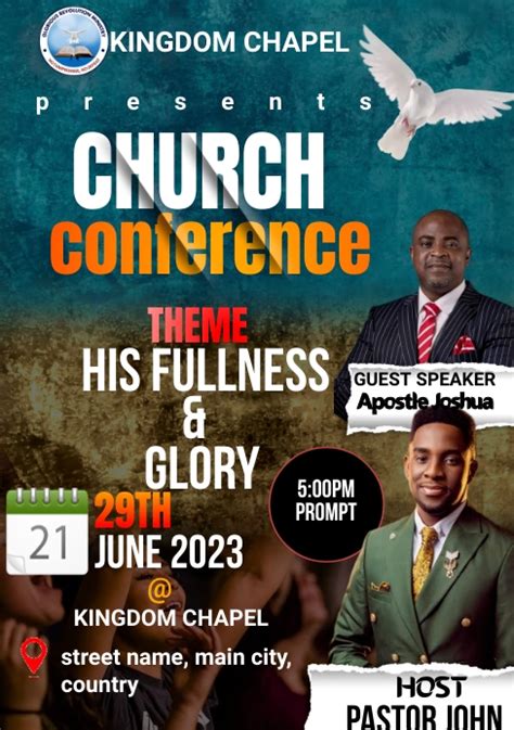 Church conference template | PosterMyWall