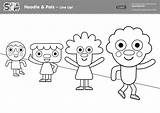 Line Up Coloring Page  Super Simple sketch template