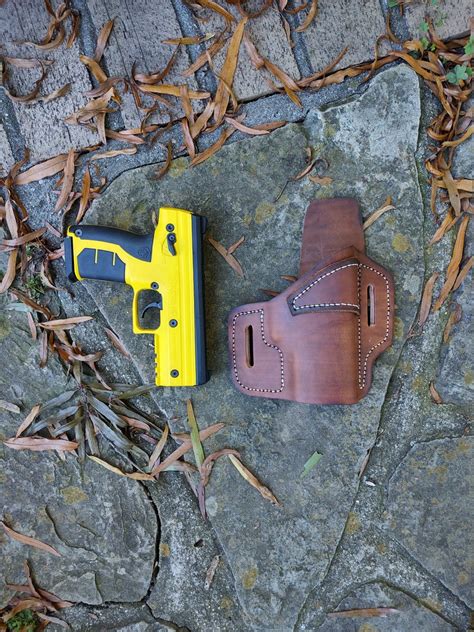 Byrna HD Max Non Lethal Self Defense Device Custom Leather - Etsy