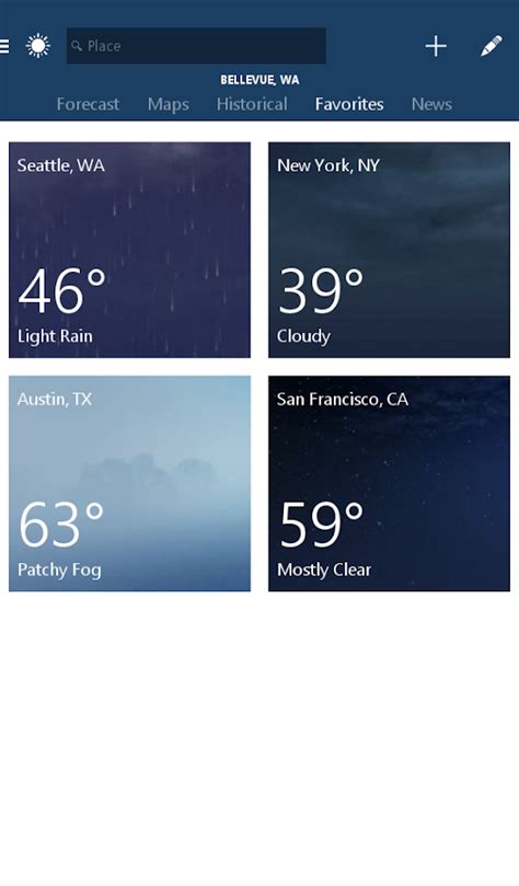 MSN Weather - Forecast & Maps - Android Apps on Google Play