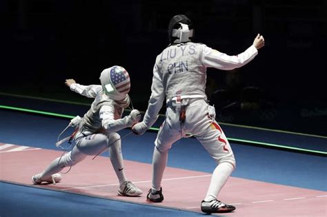 Fil-American fencer Kiefer bows out in Rio after falling to unheralded ...