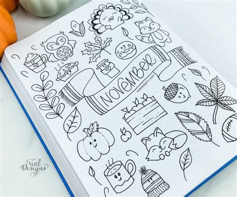 EASY FALL DOODLES IDEAS - Vial Designs