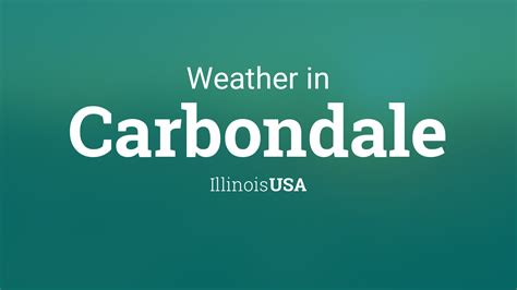 Weather for Carbondale, Illinois, USA