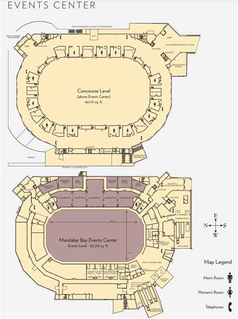 Mandalay Bay Convention Center - Map, Parking & Hotels, Las Vegas NV