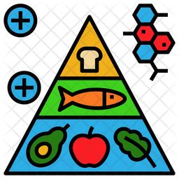 Nutrient Icon - Download in Colored Outline Style