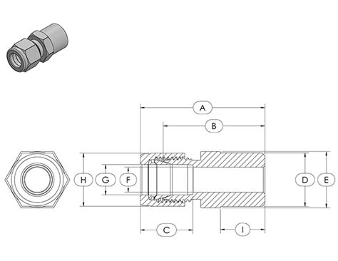 Compression Fitting Specifications - BWC- Butt Weld Connector