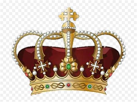 Crown King Queen Big Prince Sticker - King Crown Transparent Emoji,Prince Crown Emoji - Free ...