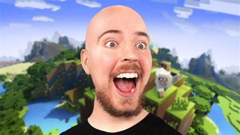 MrBeast is BALD in Minecraft... - YouTube | Mr. beast, Rapper art, Balding